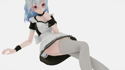 白丝妹抖装初音【MMD】
